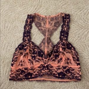 Free people lace racerback bralette